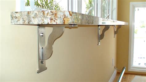 1 4 metal counter top support brackets|wall mount countertop support brackets.